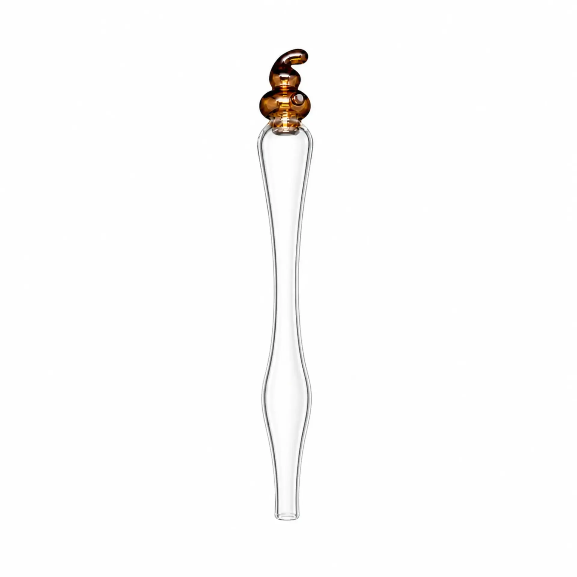 Borosilicate glass whiskey dropper product shot for hospitality programmes Borosilicate glass whiskey dropper product shot for hospitality programmes