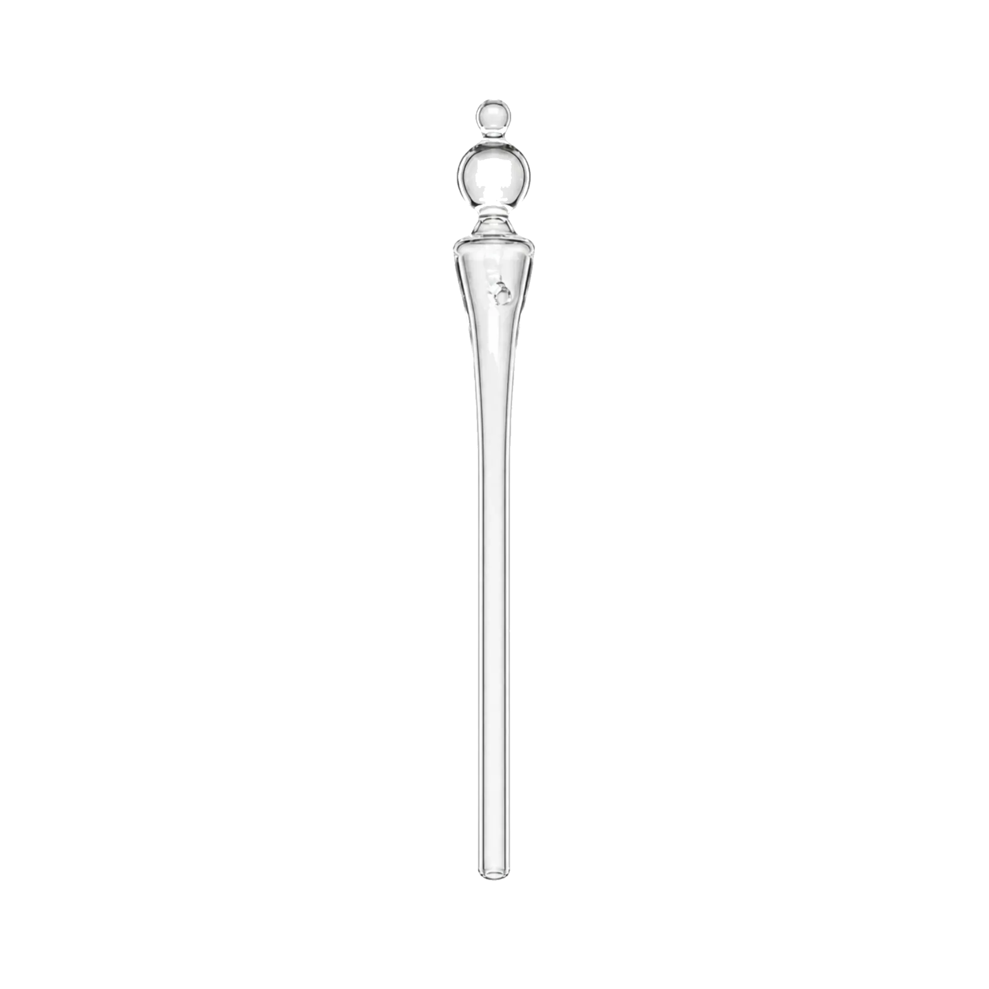 Borosilicate glass whiskey dropper on a transparent background for B2B merchandise programmes Borosilicate glass whiskey dropper on a transparent background for B2B merchandise programmes