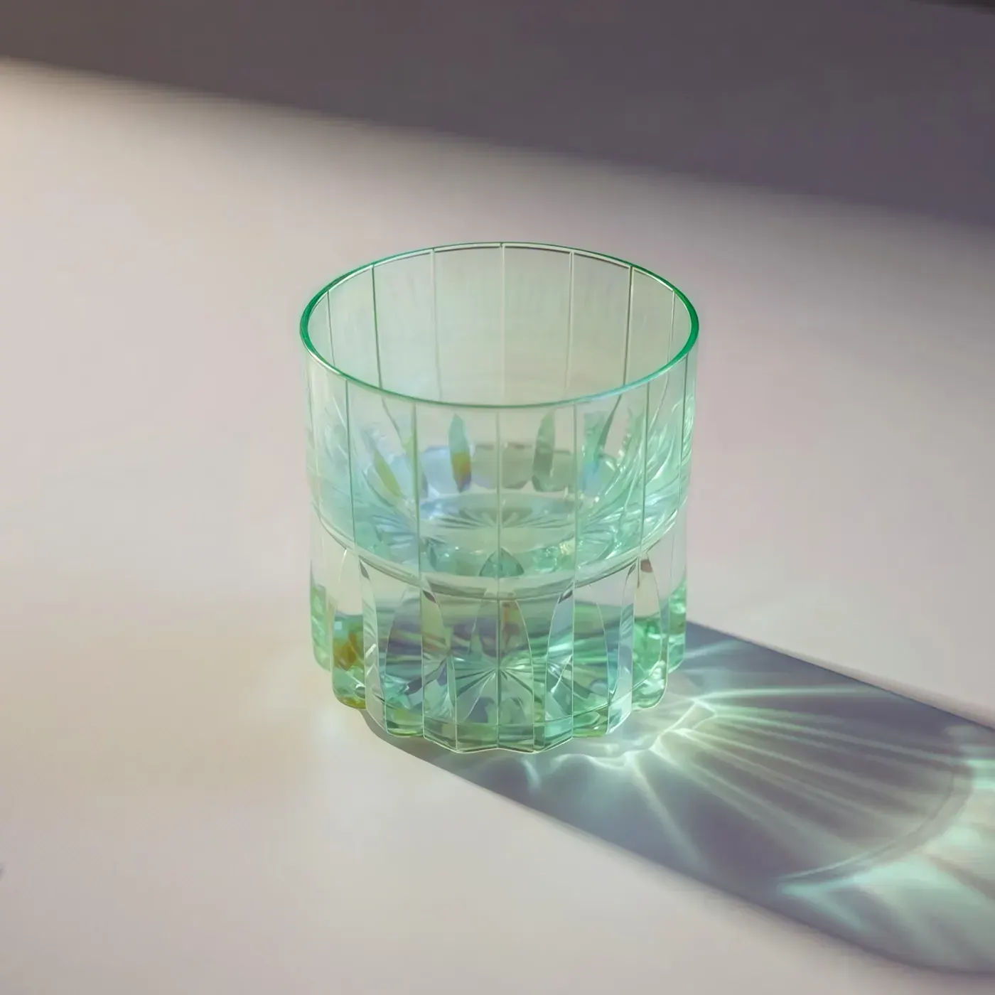 Hand-cut Edo Kiriko crystal tumbler for hospitality and retail programmes