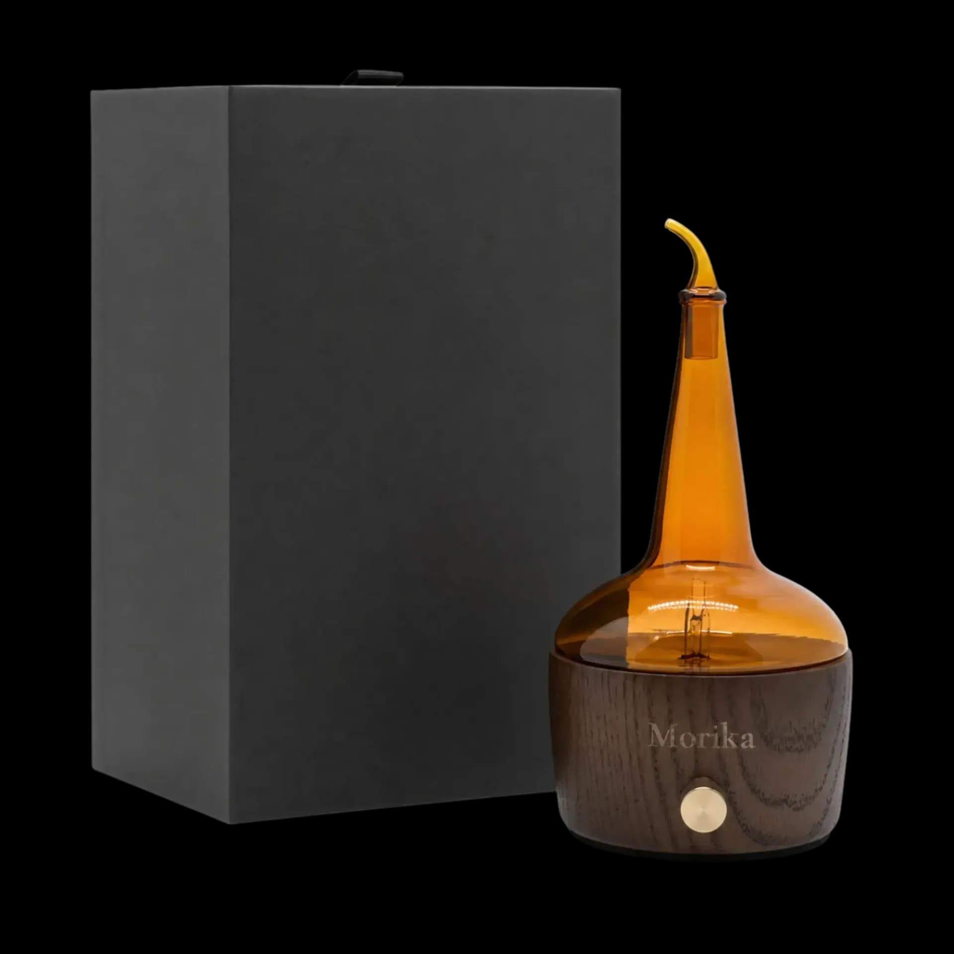 Morika whiskey nosing diffuser packaging and product for promotional merchandise programmes Morika whiskey nosing diffuser packaging and product for promotional merchandise programmes