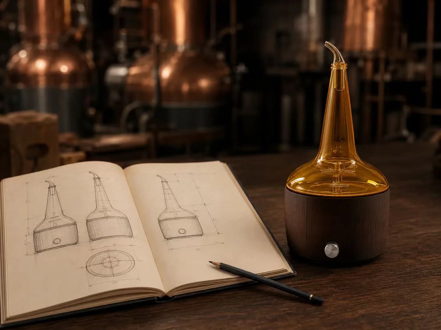 Morika Supply whiskey diffuser creator story visual