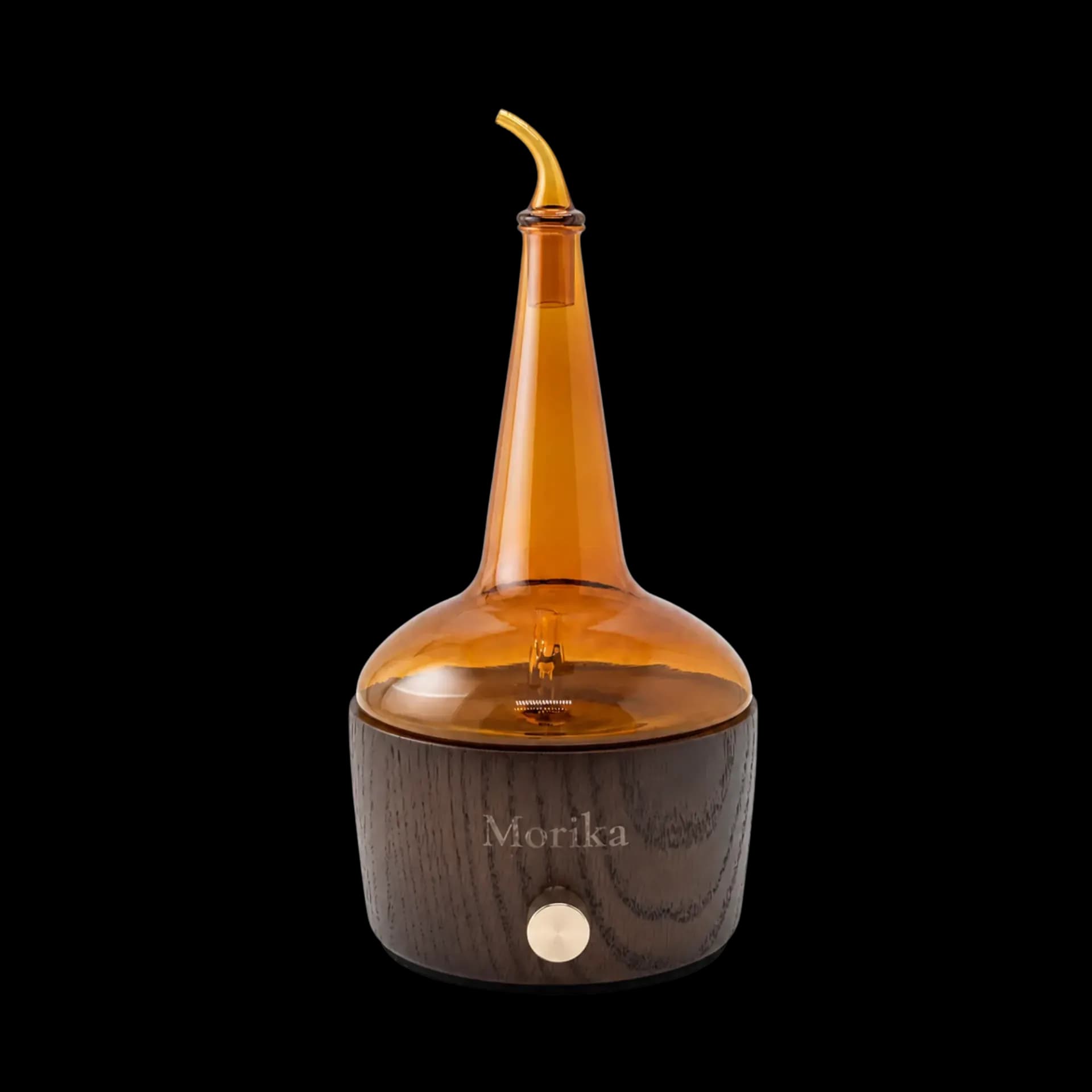 Front three-quarter product view of the Morika Supply whiskey nosing diffuser for engineering specifications Front three-quarter product view of the Morika Supply whiskey nosing diffuser for engineering specifications