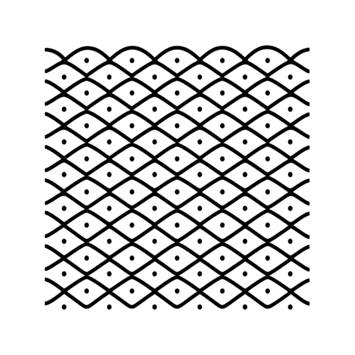 Ice Branding Stamp — dotted scale pattern Dotted scale pattern for an ice branding stamp plate